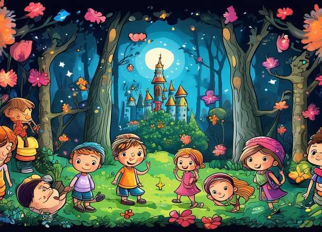 儿童故事连环画10页 - 少儿故事连环画