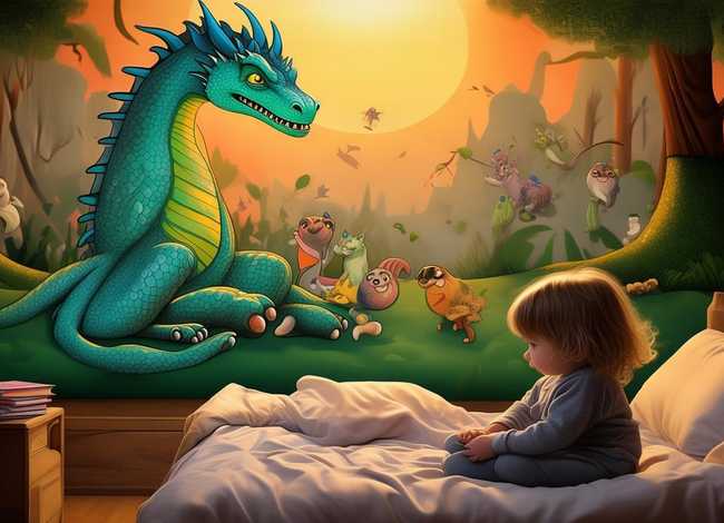 龙的故事儿童睡前故事、睡前小故事龙的故事