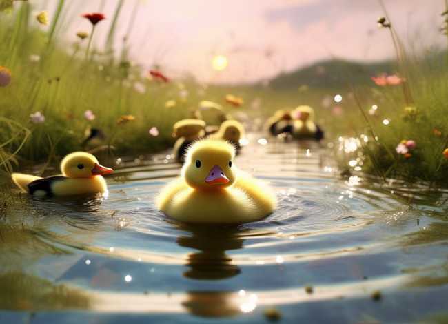 儿童音频童话故事小鸭子 - 小鸭子的故事音频