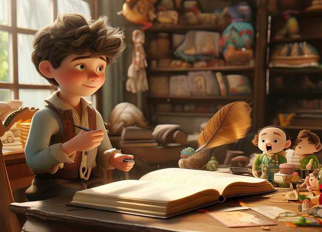 故事大王作文200；故事大王作文280字