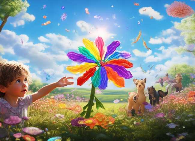 儿童故事七色花视频、七色花故事小视频