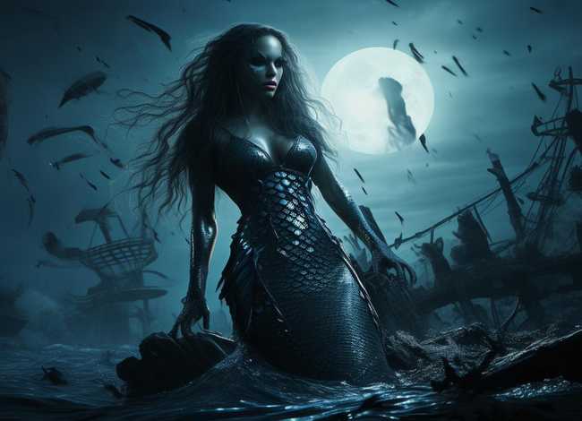 真实的美人鱼可怕传说故事、真实的美人鱼可怕传说故事图片
