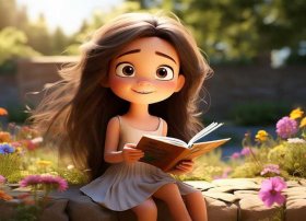 连环画女孩（连环画小女孩）