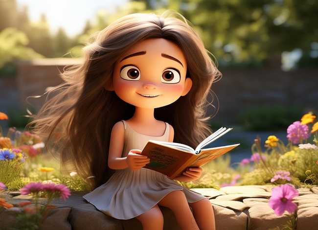 连环画女孩（连环画小女孩）