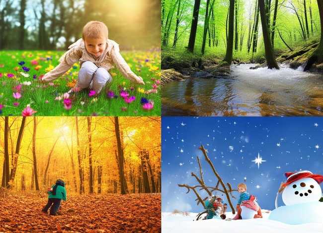 小孩子春夏秋冬的故事（小孩子春夏秋冬的故事大全）