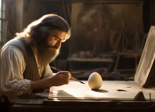 达芬奇的故事画鸡蛋；达芬奇的故事画鸡蛋画了多久