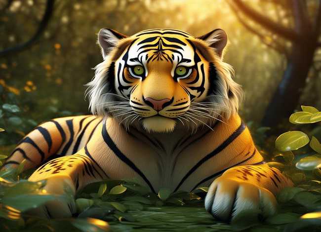 播放故事动物、播放故事动物老虎没有牙