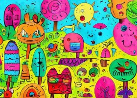 儿童插图简笔画（儿童插画图片大全简单 手绘 简笔画）