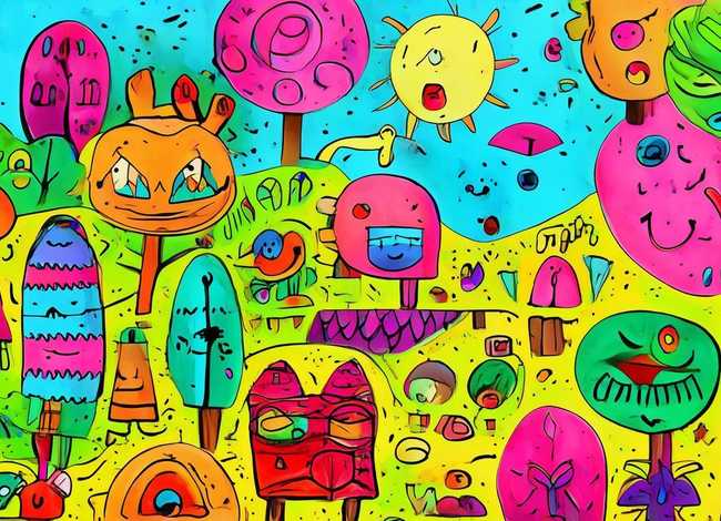 儿童插图简笔画（儿童插画图片大全简单 手绘 简笔画）