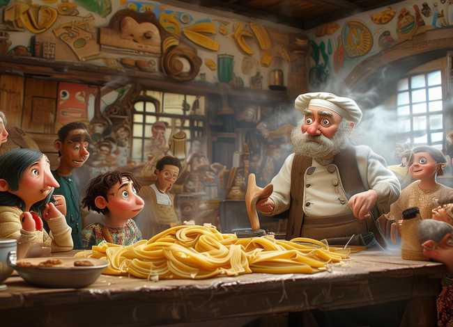 有关面条的故事 有关面条的故事作文