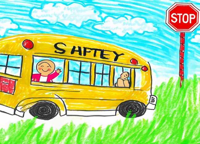 关于安全的儿童画；关于安全的儿童简笔画图片