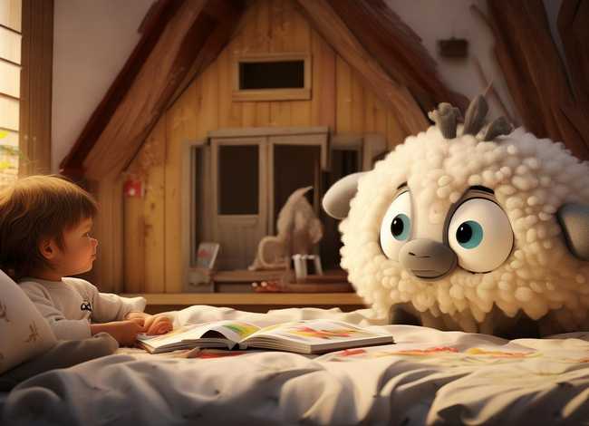 儿童睡前故事全集小羊和大灰狼；小朋友睡前故事免费听小羊和大灰狼