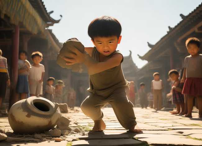 司马光砸缸儿童故事文字版、少儿故事司马光砸缸文字