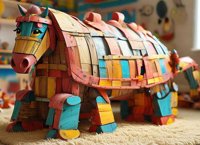 儿童绘本特洛伊木马、儿童绘本特洛伊木马怎么画