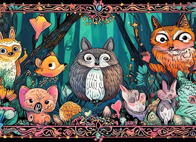 动物童话手抄报的图片，动物童话手抄报的图片怎么画