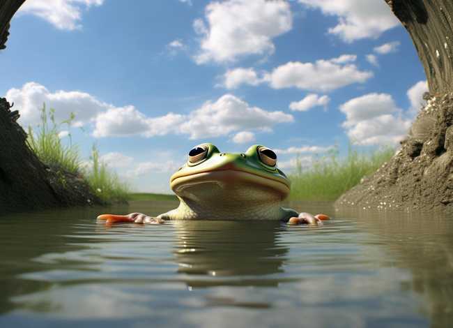 坐井观天故事视频；讲坐井观天的故事视频