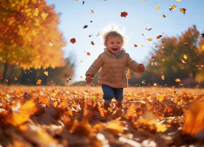 儿童秋天文案简短 儿童秋天文案简短唯美
