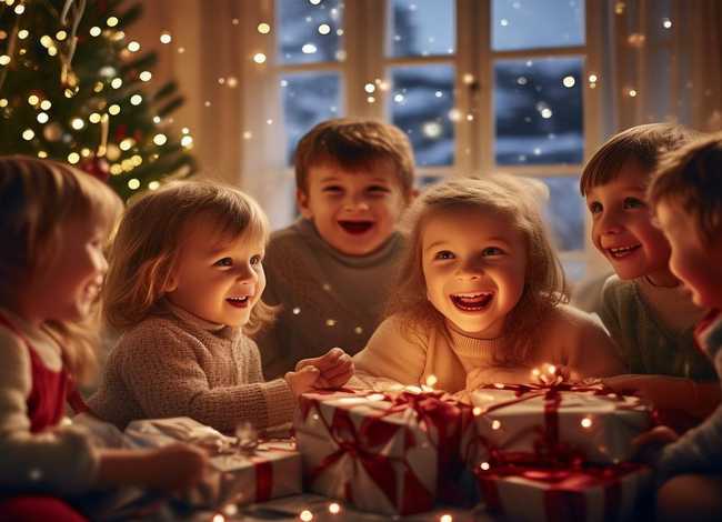 圣诞节儿童摄影 圣诞节题材的儿童摄影作品