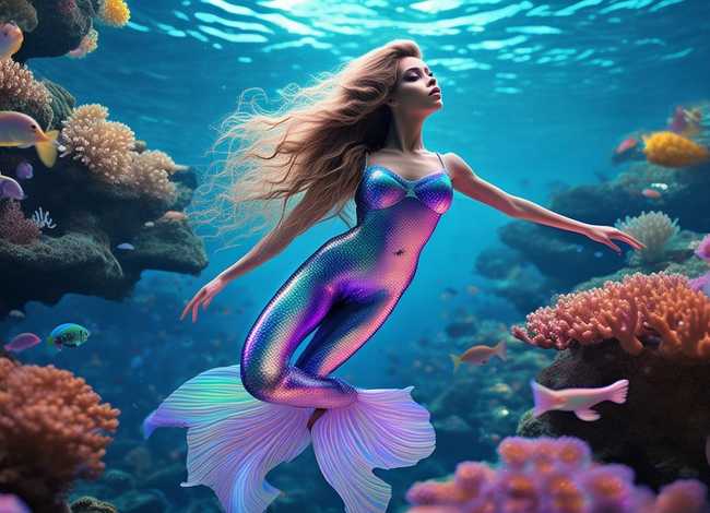 海底美人鱼表演视频；海底美人鱼表演视频完整版