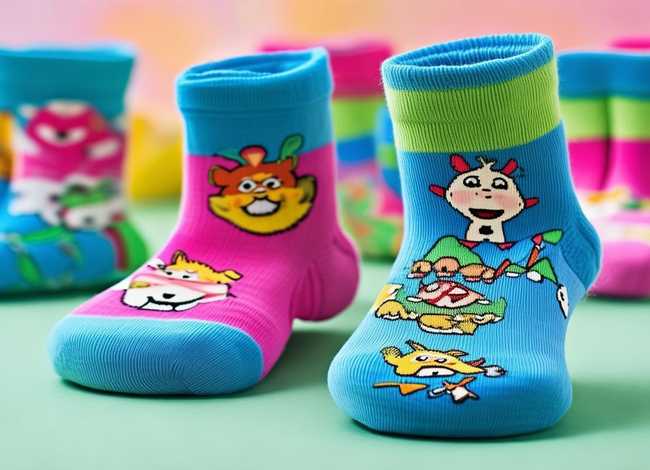 儿童袜子图片可爱卡通（儿童袜子图片可爱卡通图）