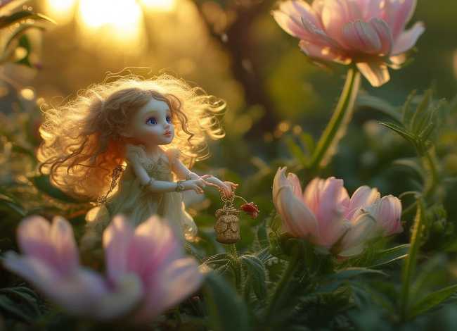 儿童故事拇指姑娘绘本；拇指姑娘的绘本故事