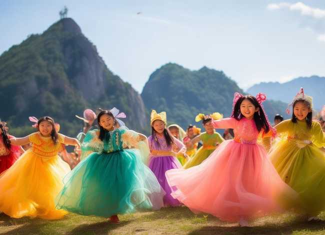 儿童舞蹈北京的金山上舞蹈视频、北京的金山上幼儿舞蹈视频