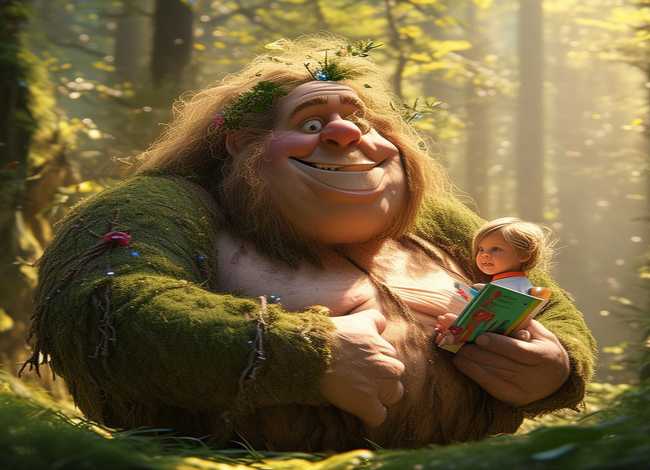 儿童故事巨人的故事 - 有关巨人的故事、绘本故事