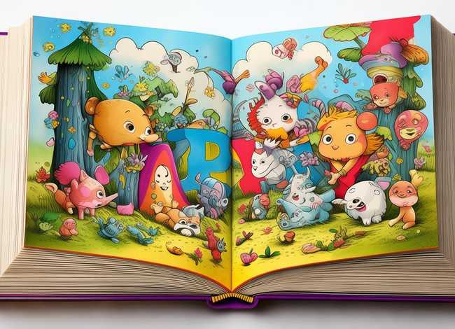 儿童绘画故事本十页以上 - 幼儿绘本故事画画本