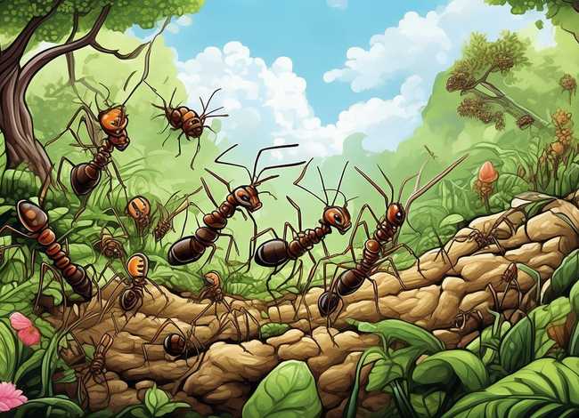 蚂蚁的故事图片(蚂蚁的故事绘本完整版图片) 蚂蚁的故事图片(蚂蚁的故事绘本完整版图片)