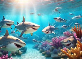 鲨鱼的故事儿童，鲨鱼的幼儿故事