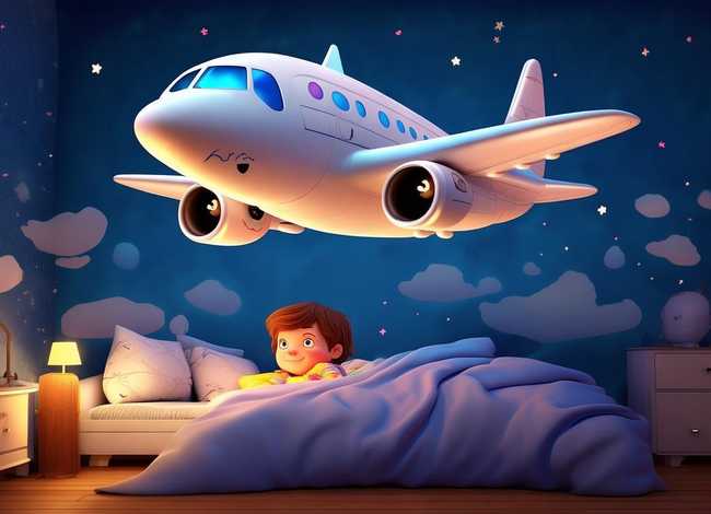飞机故事幼儿睡前故事文字 - 关于飞机的睡前故事