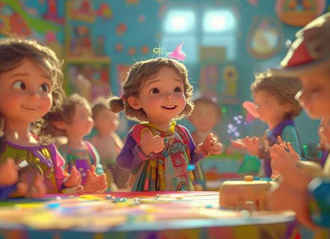 儿童故事角色扮演表演、幼儿角色故事扮演