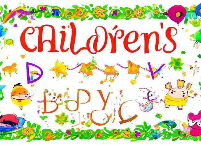 六一儿童节英语手抄报图片 一等奖，六一儿童节英语手抄报图片简单又漂亮