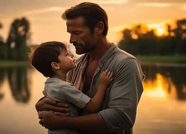 父爱 故事（父爱故事50字）