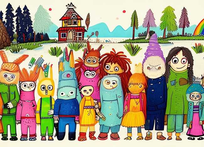 排队故事绘本，排队故事绘本图片