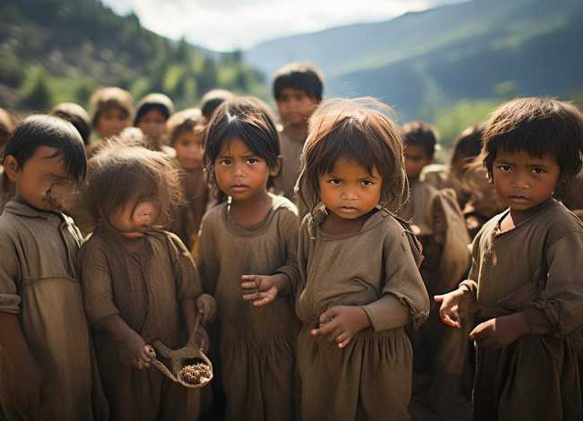 山区贫困儿童饥饿视频 贫困山区孩子饥饿的视频
