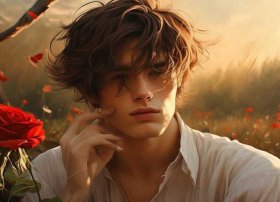 玫瑰少年,的故事、玫瑰少年的故事男主照片