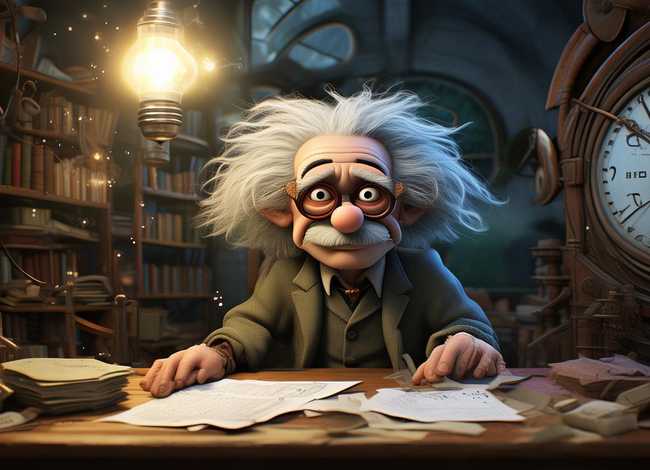 爱因斯坦故事图片，爱因斯坦的故事图片