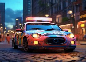 警车的故事儿童故事，警车的故事 幼儿睡前