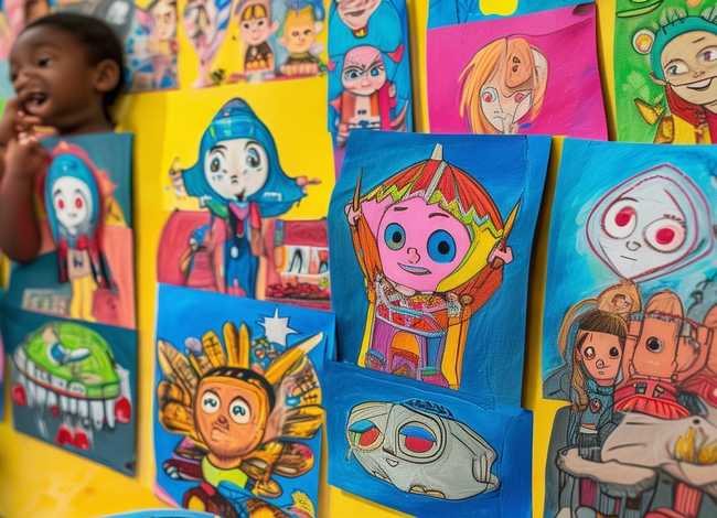 电影儿童画一年级；电影儿童画一年级图片大全