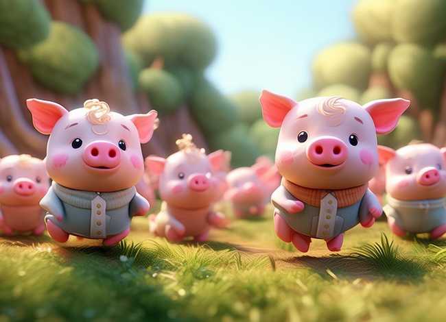 小猪儿的故事、小猪的故事幼儿