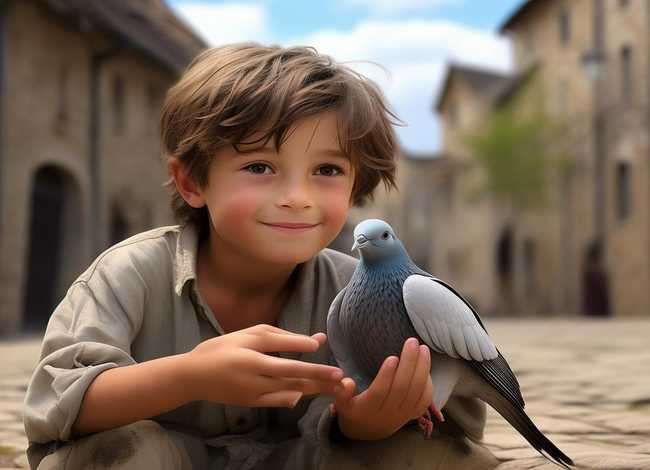 儿童和鸽子的故事小说 - 小男孩和鸽子的故事读书心得