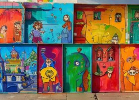 电影儿童画、电影儿童画画