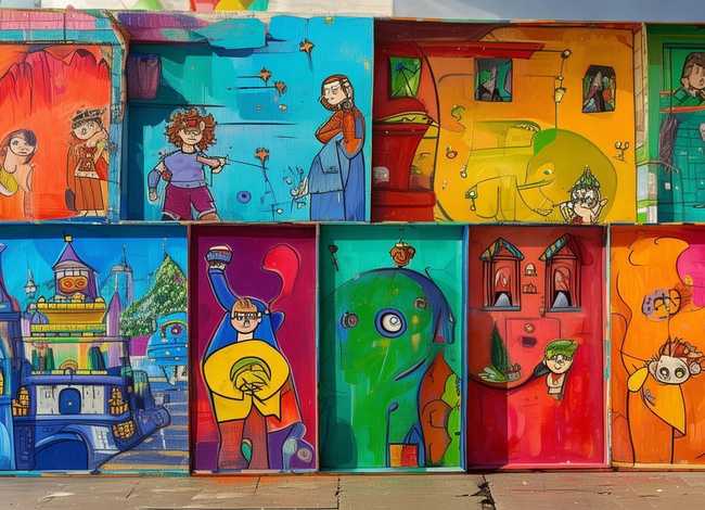 电影儿童画、电影儿童画画