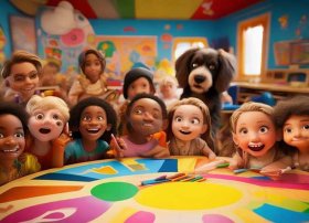 彩色儿童故事 - 彩色幼儿园故事教案