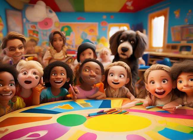 彩色儿童故事 - 彩色幼儿园故事教案