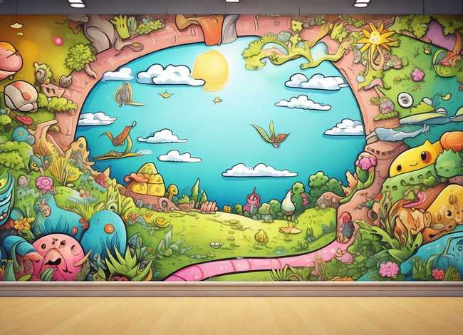 绘本故事背景墙 - 绘本故事背景墙图片 绘本故事背景墙 - 绘本故事背景墙图片