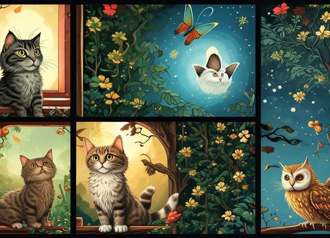 4格故事画、4格故事画图片大全