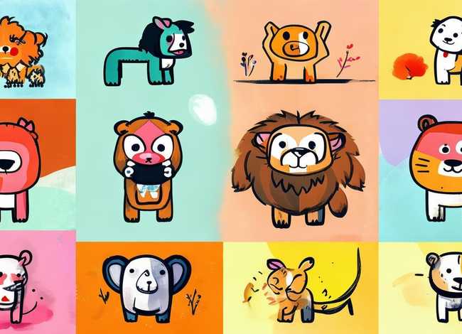 动物简笔画英语绘本，动物简笔画英语绘本图片