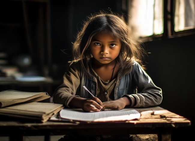 贫困失学儿童的故事（贫困学生的故事）